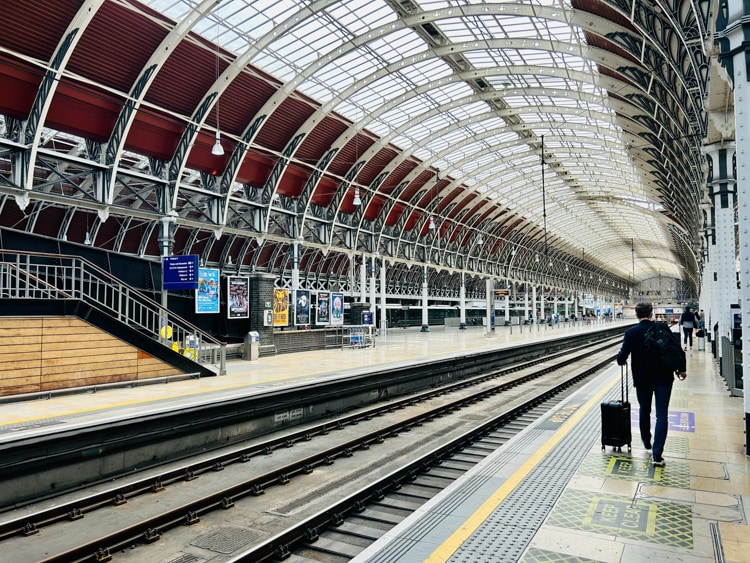 Heathrow Express brings travelers to Paddington Station