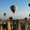 The hot air balloons over Love Valley. Photo by Lucy Arundell