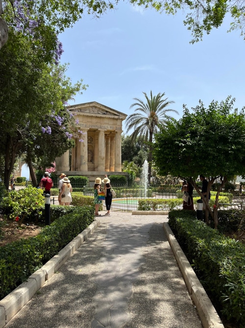 alletta Malta Lower Barrakka Gardens