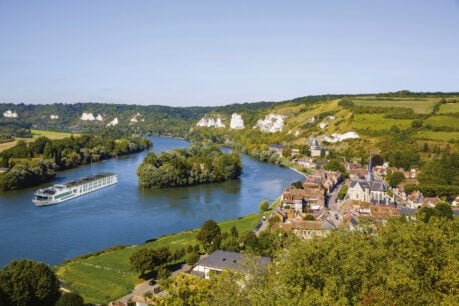 Scenic Gem, a river cruise in Normandy, France. Photo by Scenic Luxury Cruises and Tours