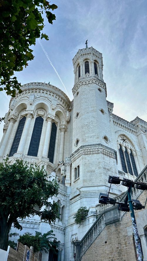 Basilica of Notre-Dame de Fourvière in Lyon, France. Photo by Isabella Miller