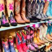 Cowboy boots of all hues and sizes