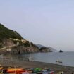 Dusk at the beach at Monterosso, Pinterest. Photo by Mari S. Gold