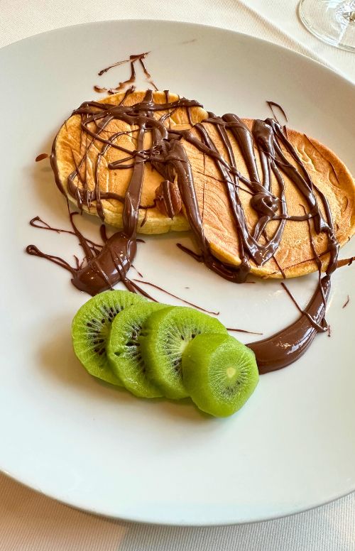 Nutella pancakes for breakfast. Photo by Isabella Miller