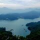 Panorama of the Southern End of Sun Moon Lake from Ci'en Pagoda. Photo by Edward Placidi