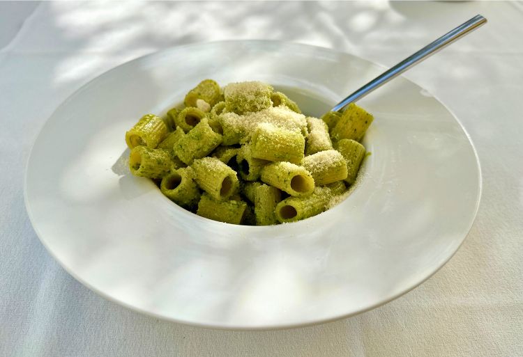 Freshly made pasta for lunch. Photo by Isabella Miller
