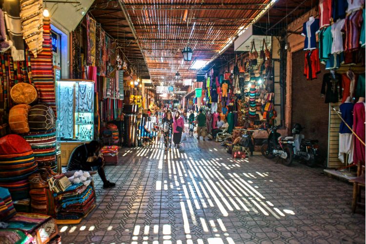 Souk in Marrakech. Photo by Canva