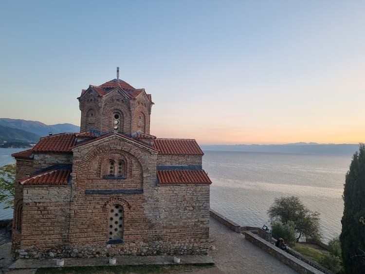 St Jean de Kaneo on Lake Ohrid. Photo by Lucy Arundell