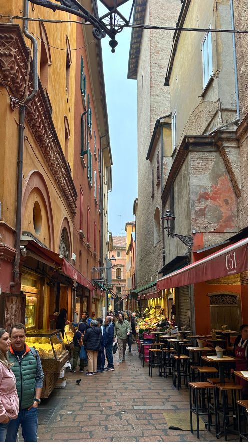 Street in Bologna. Photo by Isabella Miller