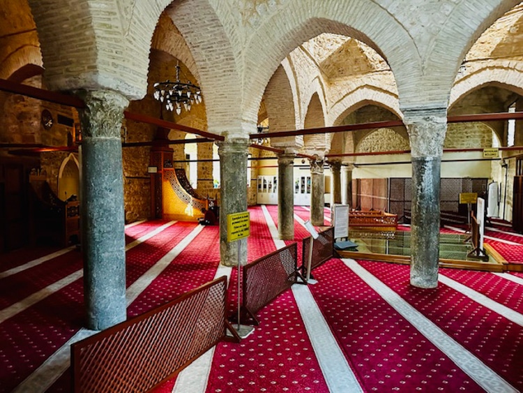 Inside an Antalya mosque