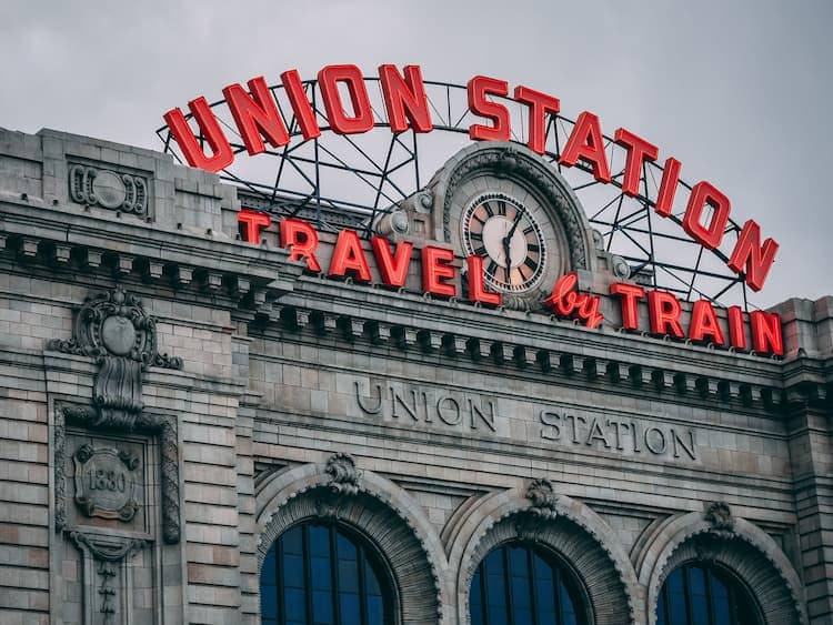 Union Station in Denver. Photo by JJ Shev, Unsplash