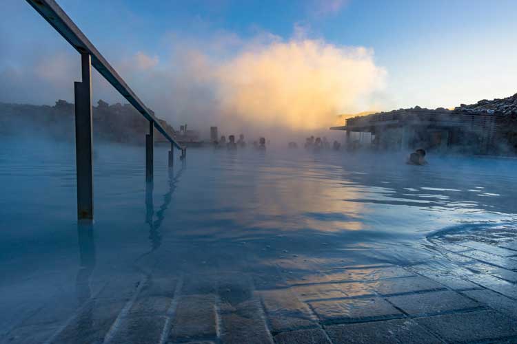 Iceland's famous Blue Lagoon. Photo by Benjamin R/Unsplash+