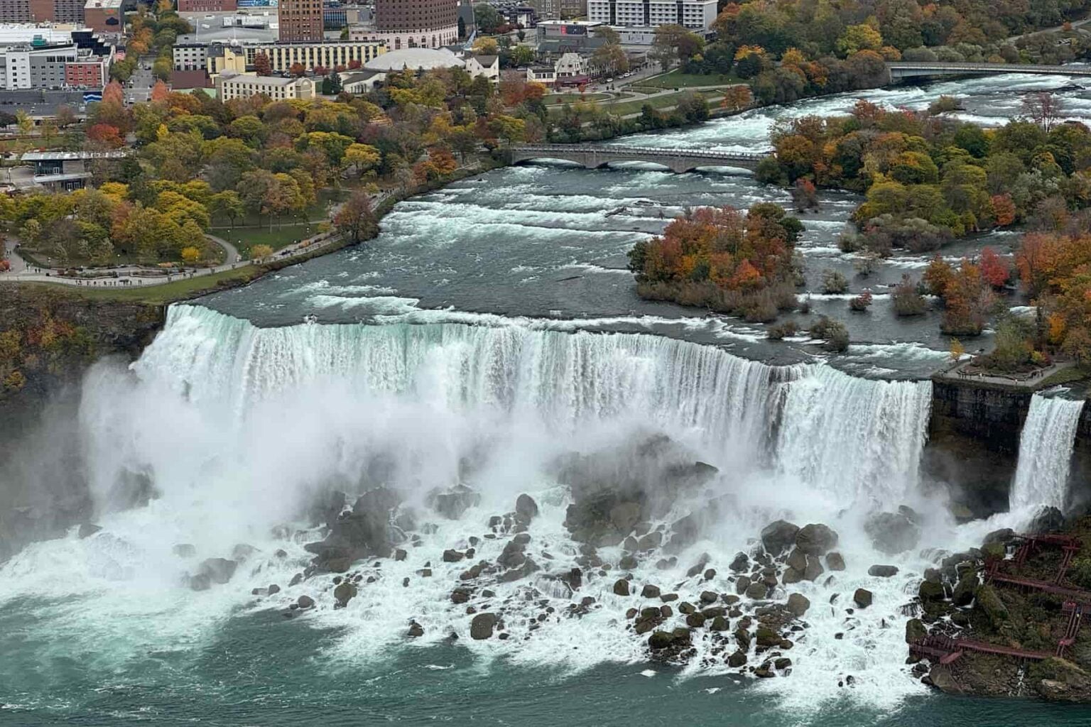 A bird's eye view offers a wonderful panorama of the Falls. Photo by Debbie Stone