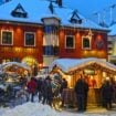 The Christmas market in the village of St. Wolfgang, Austria. Photo by Austria Tourist Office