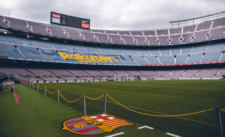 Camp Nou in Barcelona, Spain