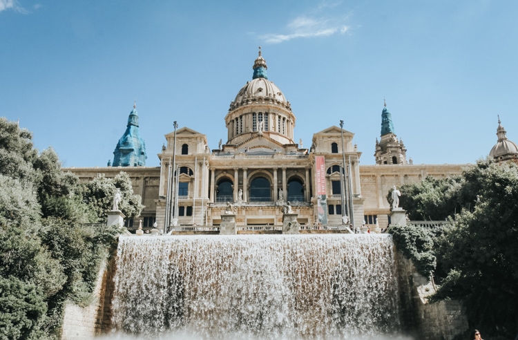 Museu Nacional-d'Art de Catalunya in Barcelona, Spain