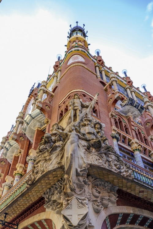 Palau de la Música Catalana in Barcelona, Spain