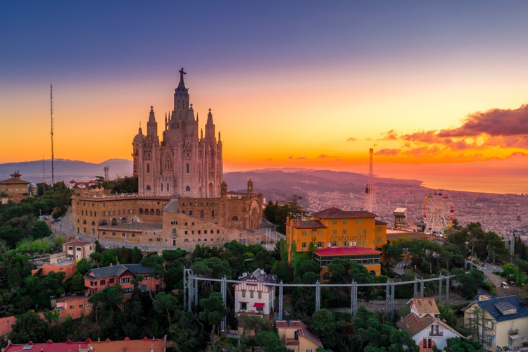 Tibidabo, Barcelona,-Spain