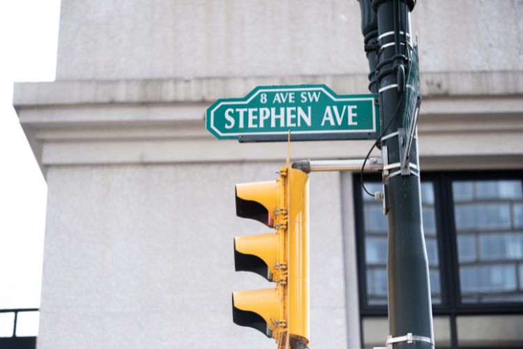 Stephen Avenue in downtown Calgary