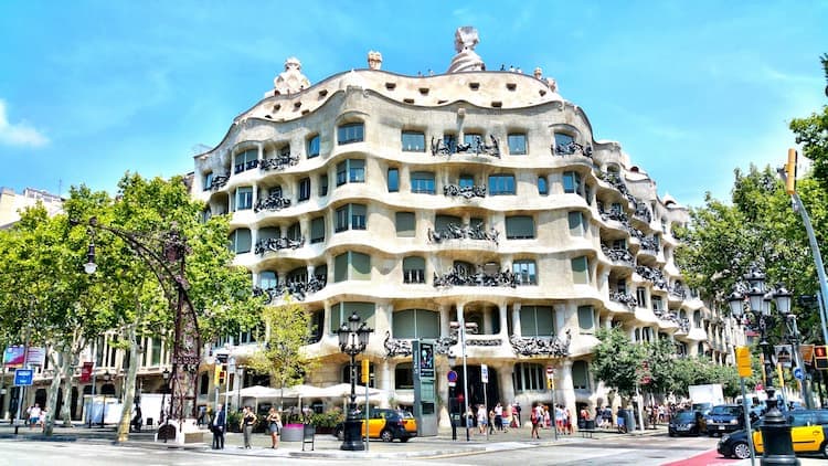 Casa Milà in Barcelona. Photo by Pengfei Ying, Unsplash