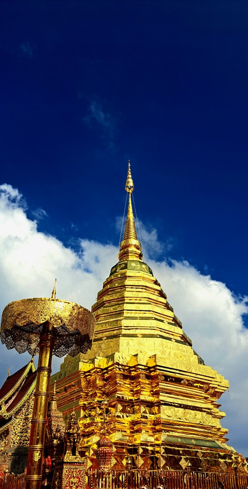 The top of Wat Phra Tht Doi Suthep