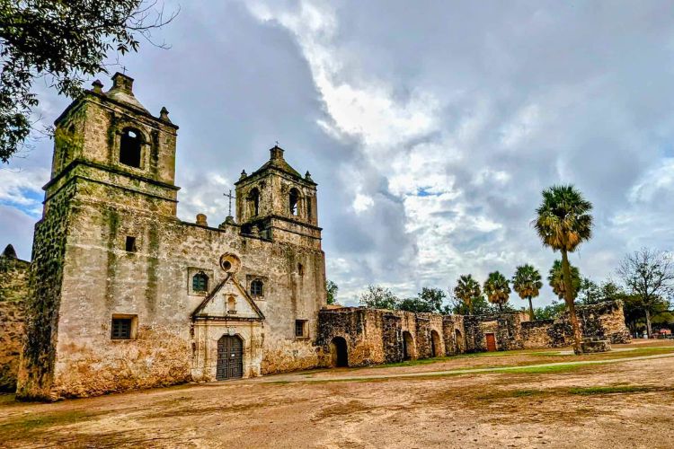 Mission Concepcion, completed in 1755, is the least renovated of the missions. Photo by Craig Stoltz