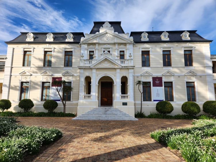  Now part of the univeristy, the building was once the magistrate's court of Stellenbosch south Africa