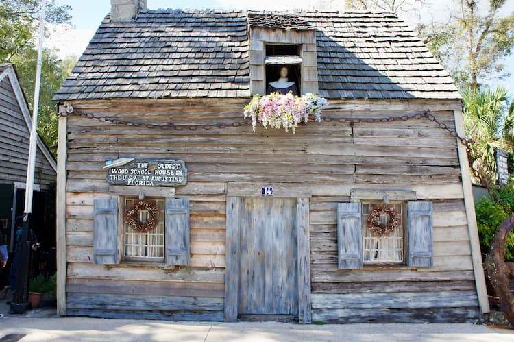 This is the oldest wood schoolhouse in the United states found in St. Augustine, Florida dating back to the 1600s. Photo by Philip Arambula, Unsplash