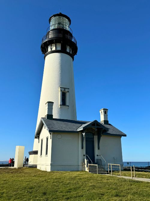 Yaquina Head Lighthouse is one of Oregon's stalwart beacons. Photo by Debbie Stone