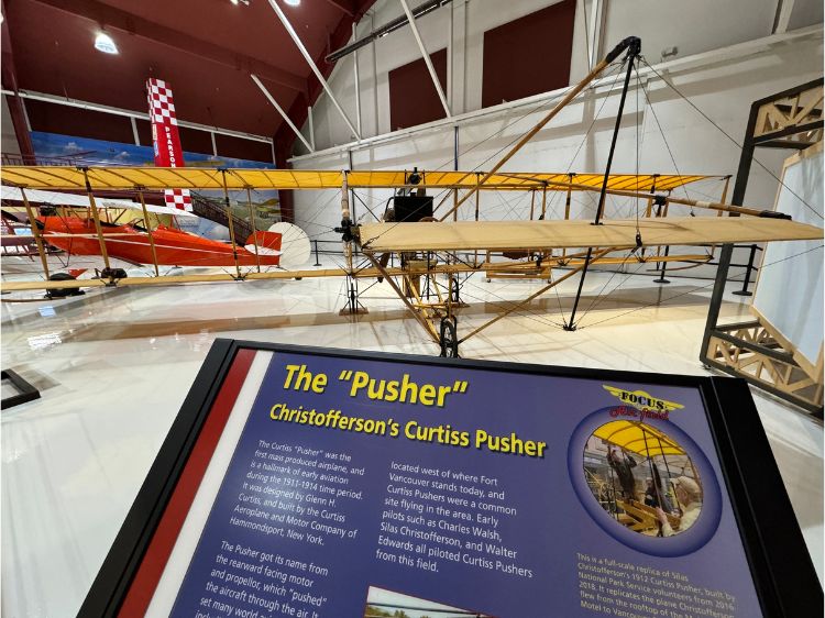 Aviation aficionados will enjoy the Pearson Air Museum. Photo by Debbie Stone