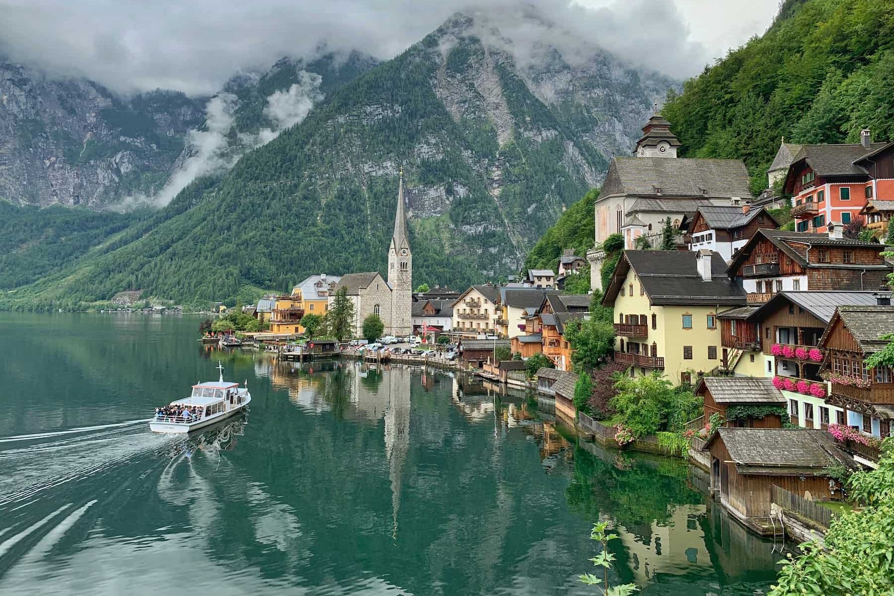 Boat Ride in Hallstatt, Austria. Photo by Hieu Pham, Unsplash