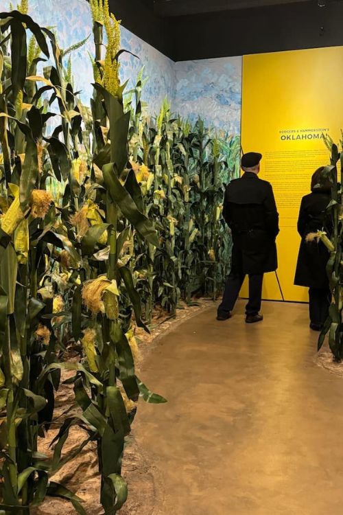 Corn stalks in Museum of Broadway