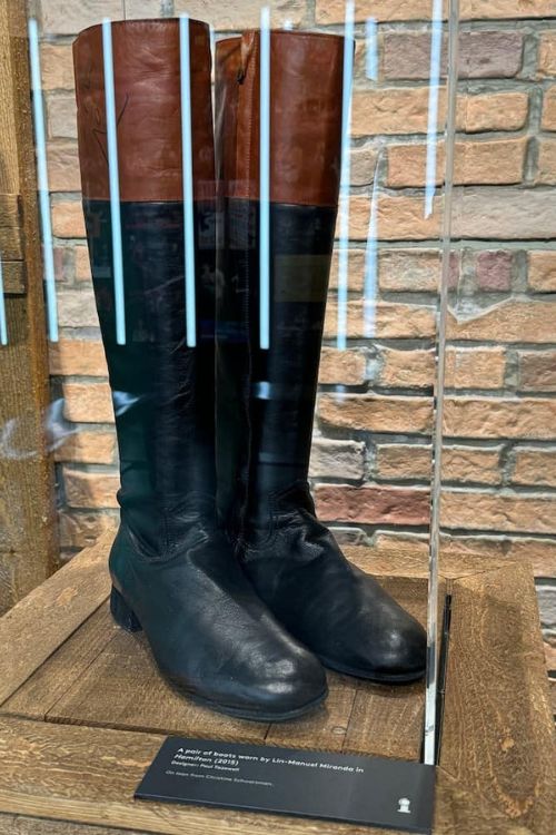 These boots worn by Lin-Manuel Miranda in Hamilton
