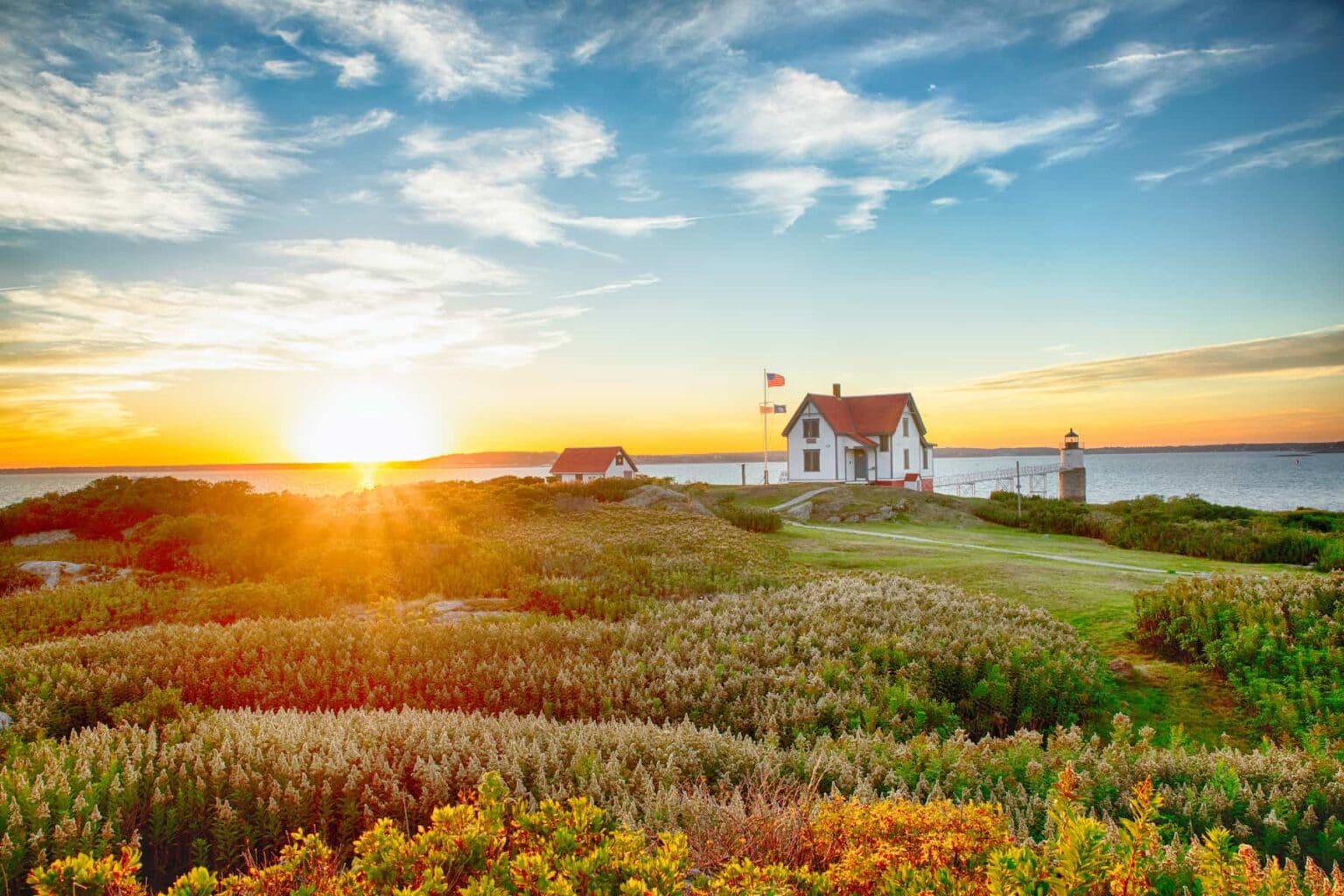 East Boothbay, Maine captures the working maritime character that defines the state's rugged coastline. Photo by Keith Luke, Unsplash