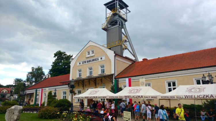 Exterior of the salt mine in Wielczka, Poland. Photo by Eric D. Goodman