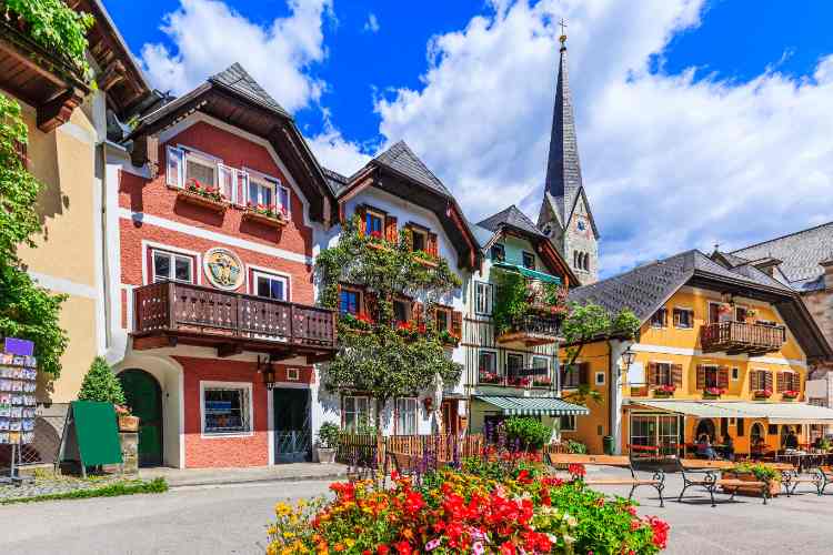 Hallstatt Streets, Austria. Photo by sorincolac, Canva