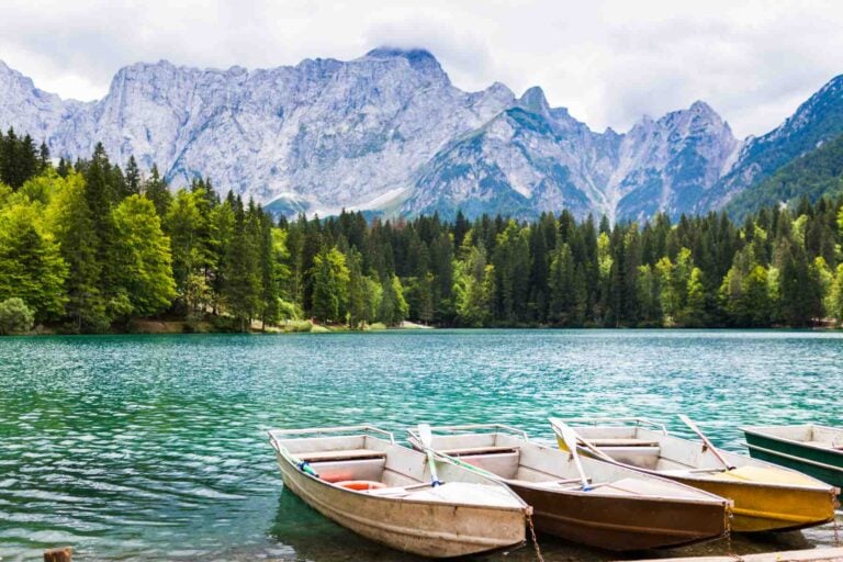 Laghi di Fusine in Italy. Photo by sestovic, Canva