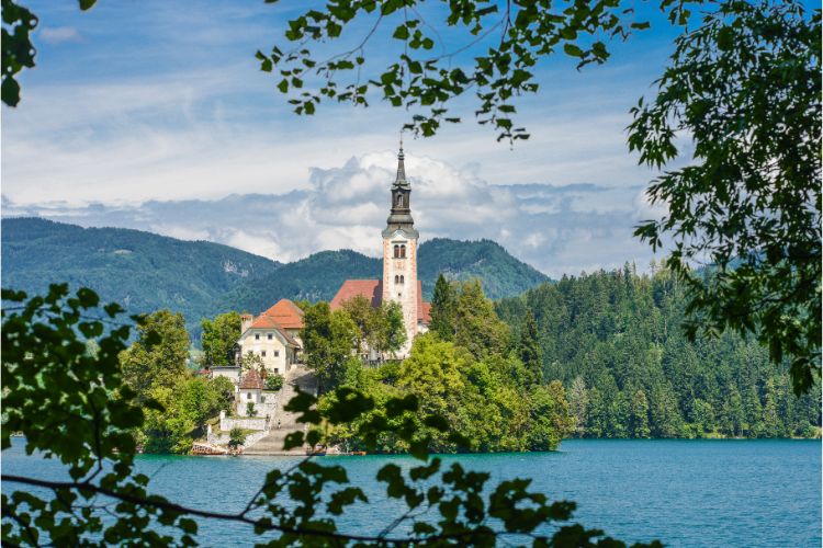 Lake bled in the summer. Photo by Canva