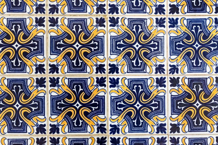 Colorful ceramic tiles