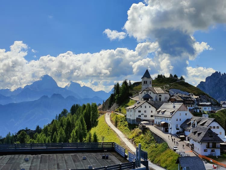 Monte Lussari in Italy. Photo by Dario Morandotti, Unsplash