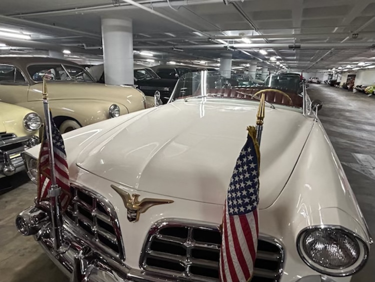 Presidential limo when commander in chief convertibles were acceptable