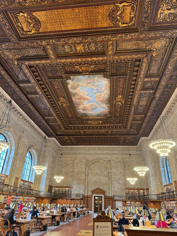 The Rose Main Reading Room Will Take Your Breath Away. Photo by Debbie Stone