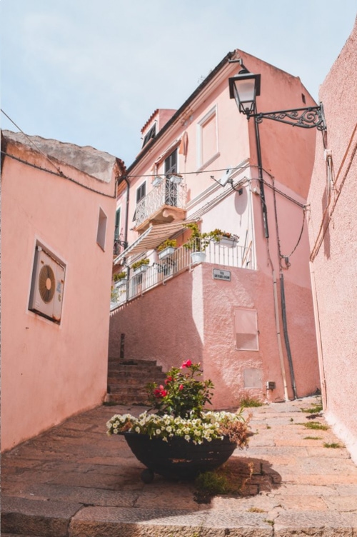 The town of Palau Sardinia