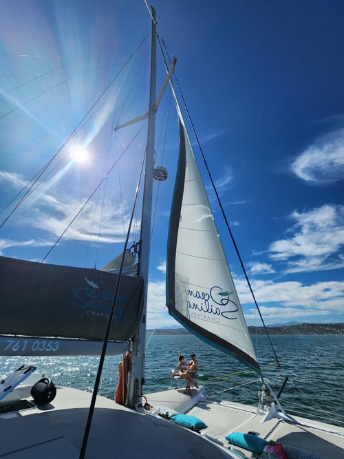  On the Knysna lagoon with Ocean Sailing Charters