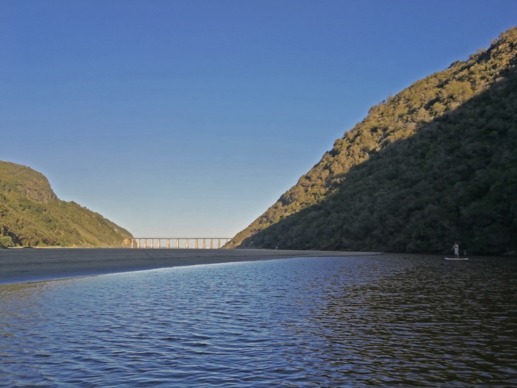  The magnificent Kaaiman's River in Wilderness with the iconic railway bridge visible in the background