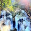 The beauty of Kuang Si Waterfall, Pinterest. Photo by Ben Hallam