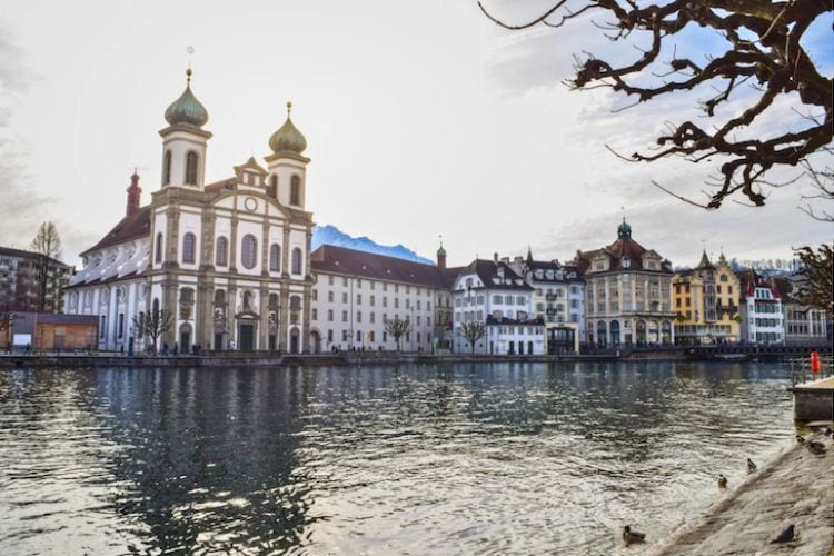 Town centre of Lucerne. Photo by Amy Aed.