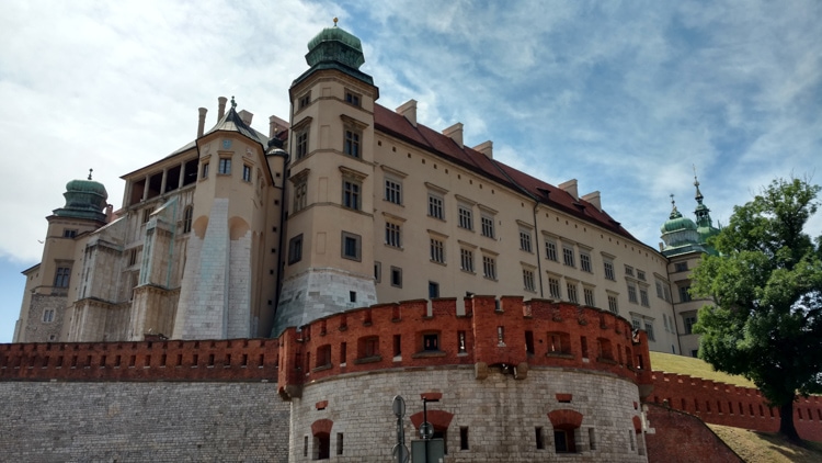 Another view of The Wawel