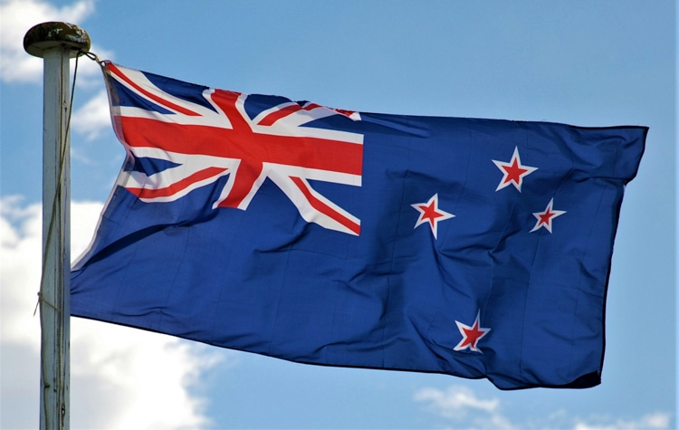 Australia vs New Zealand flag