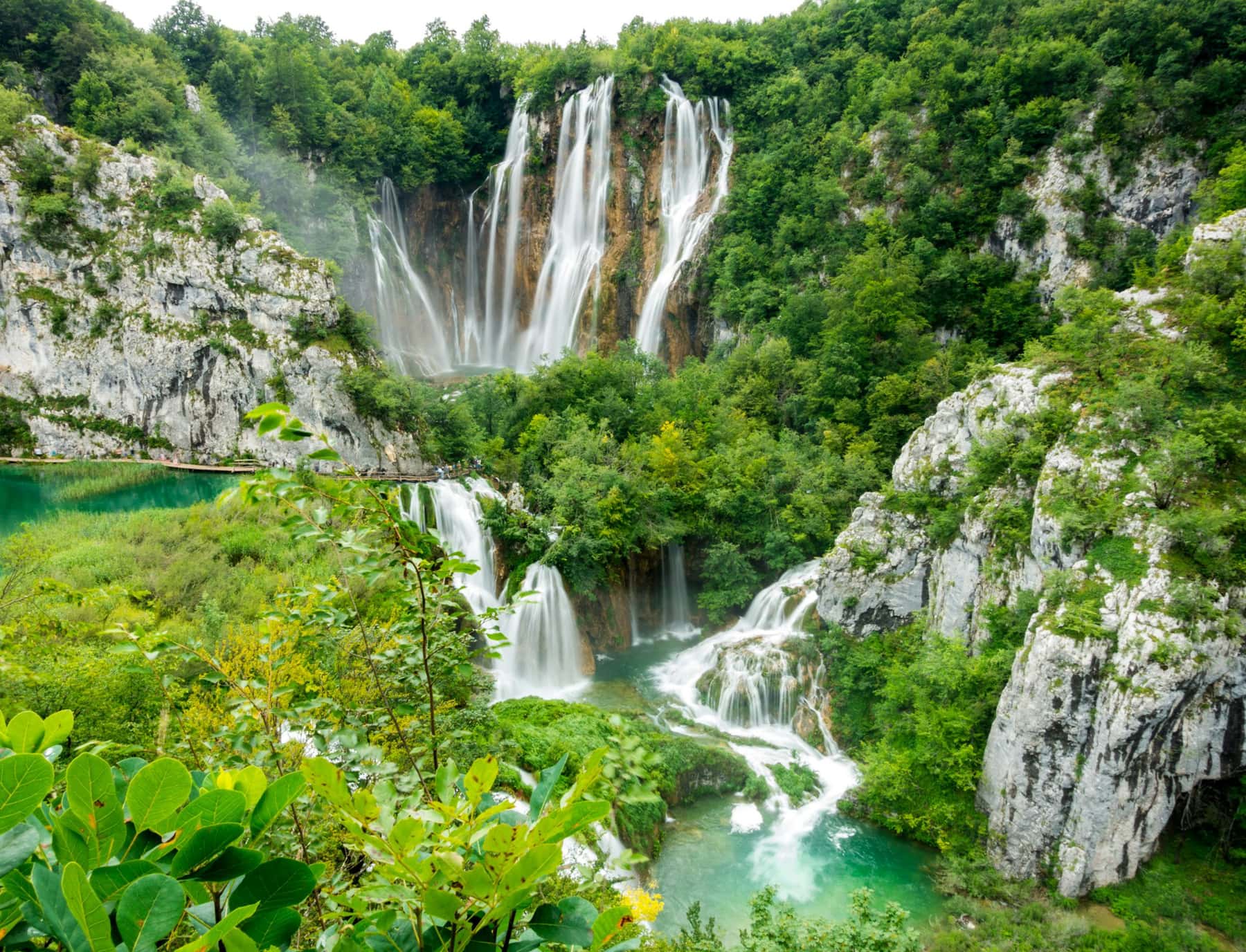 Croatia Waterfalls Plitvice National Park